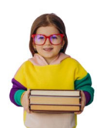 cute little girl holding books isolated studio removebg preview 1